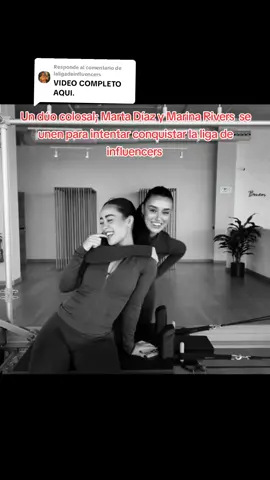 Respuesta a @laligadeinfluencers Marina Rivers y marta Díaz se ponen a punto en el gym para ganar la liga de influencers. #laligadeinfluencers #fyp #riverss #martadiaz #gym 