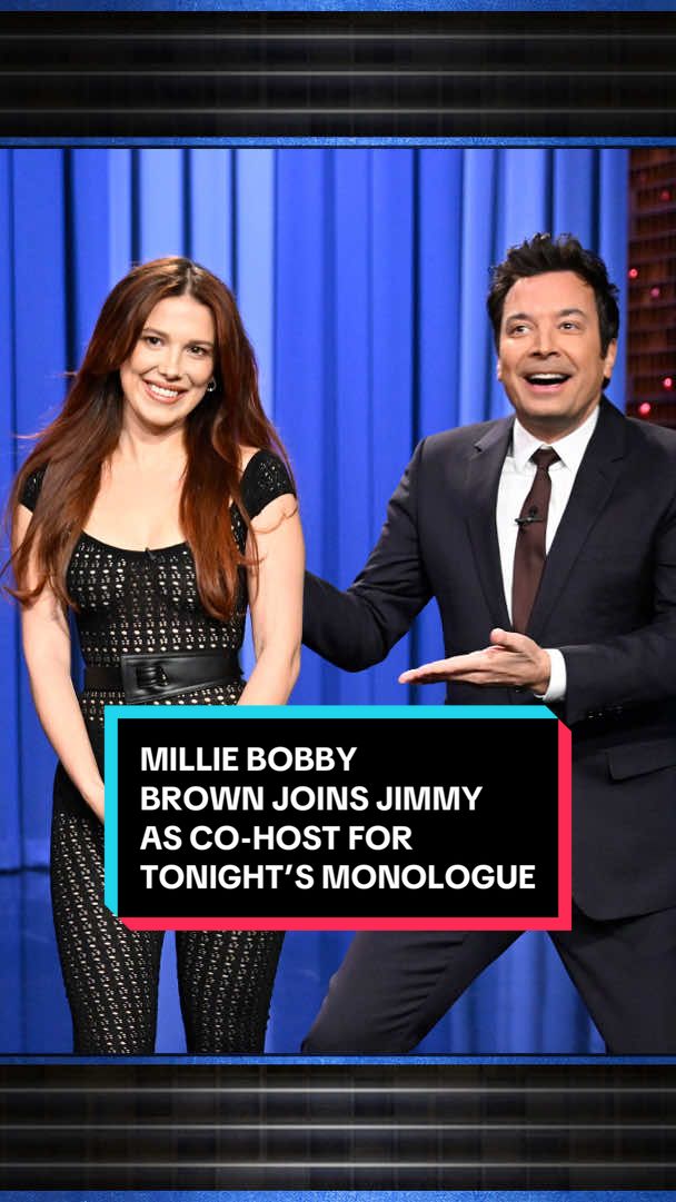 Millie Bobby Brown joins Jimmy as co-host for tonight’s monologue and addresses her new name, marriage to Jake Bongiovi, and the final season of @Stranger Things! #FallonTonight #TonightShow #MillieBobbyBrown #StrangerThings #StrangerThingsOnFallon  