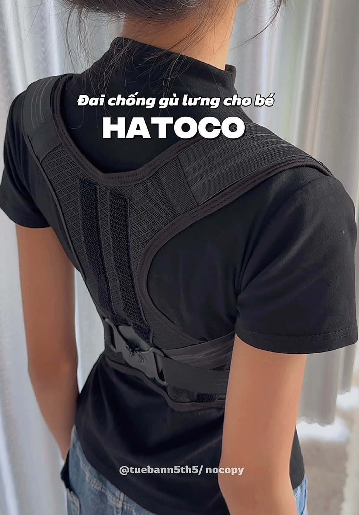 Bé nhỏ hay ngồi gù lưng sai tư thế mấy mom nên sắm đai chống gù này để cả thiện vóc dáng cho bé nha 🥰 #daichonggulung #daichonggulungchobe #hatoco #caithienvocdang #xuhuong 