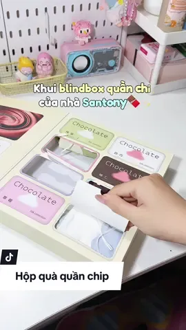 Hộp 🎁 chocolate quần chip khui siu zuiii 🤣✨💖 #noiy #santony #hopquatang #viral #fyp 