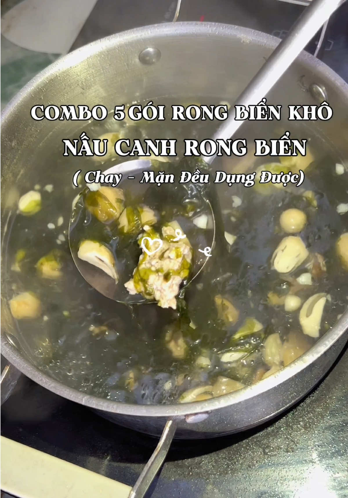 Combo 5 gói rong biển dùng để nấu canh rong biển, làm rong biển sấy. Ăn giải nhiệt #rongbien #canhrongbien #rongbienkho #rongbiennaucanh #ancungtiktok  @Yến Hướng Nội  @Yến Hướng Nội 