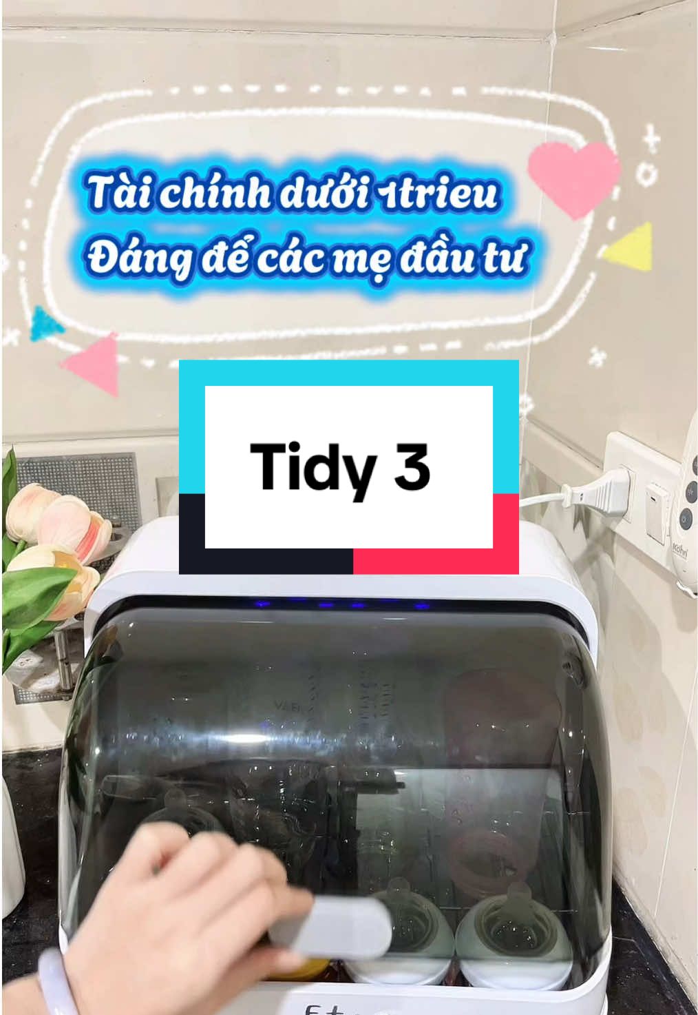 Tidy 3 - máy tiệt trùng đa năng mà mẹ nào cũng nên có #beauo #fatzbaby #maytiettrungsaykho #tidy3 