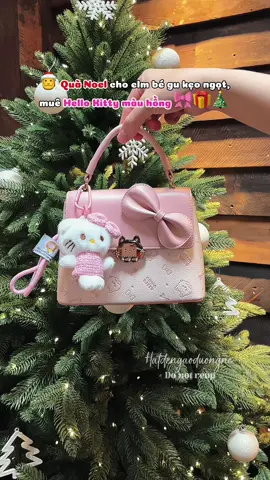 Quà Giáng Sinh cho elm bé iu nè 🎁🎄🎅🎀 #quatanggiangsinh #quagiangsinh #quanoel #tuihellokitty #borryrosa 