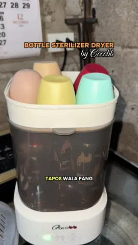 Ay grabe napahanga talaga ako dito sa bottle sterilizer dryer na to kasi nadry agad wala pang 30 minutes #bottlesterilizer #babybottledryer #bottledryer #cocobbsterilizer #cocobbdryer 