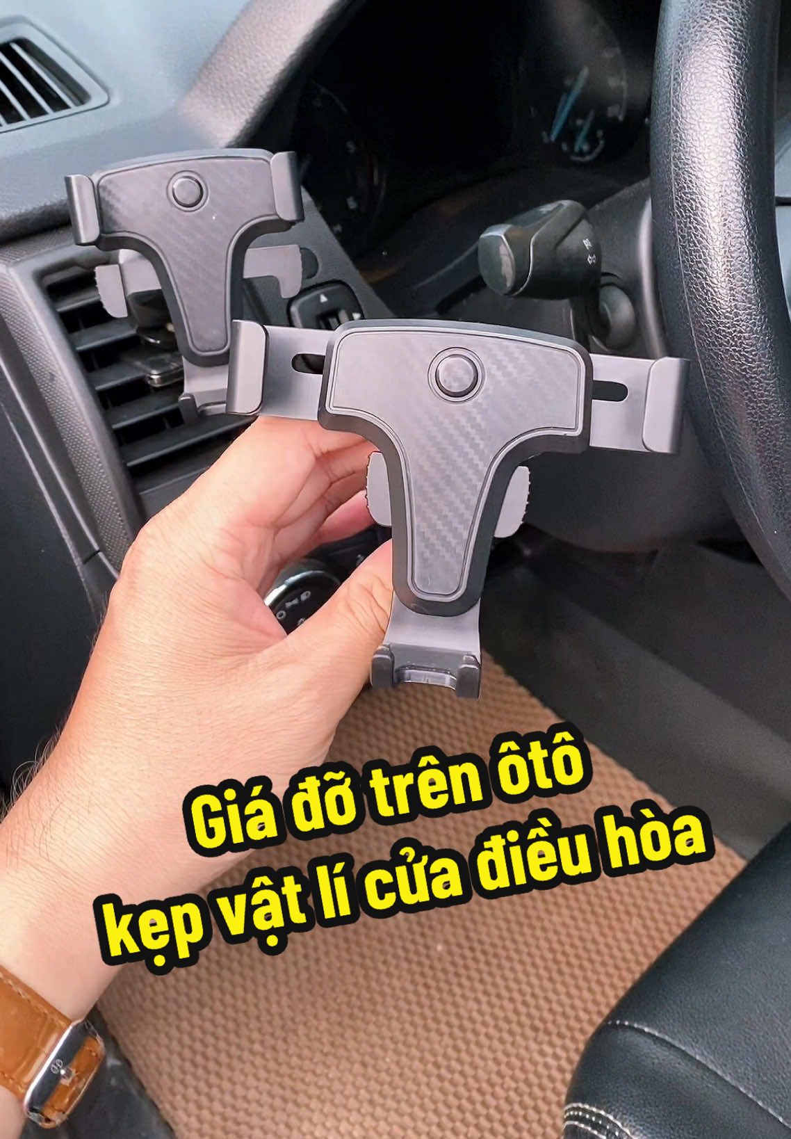 Giá đỡ điện thoại gắn trên ôtô, cửa gió điều hòa #kepdienthoai #giadodienthoaioto 