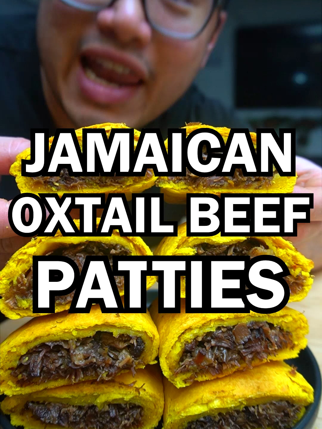 JAMAICAN OXTAIL BEEF PATTIES - My All Time Favourite Recipe 🇯🇲❤ #fyp