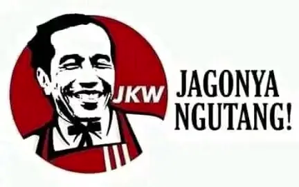 Jokowi jagonya ngutang sound effect #jokowi #kfc #meme 
