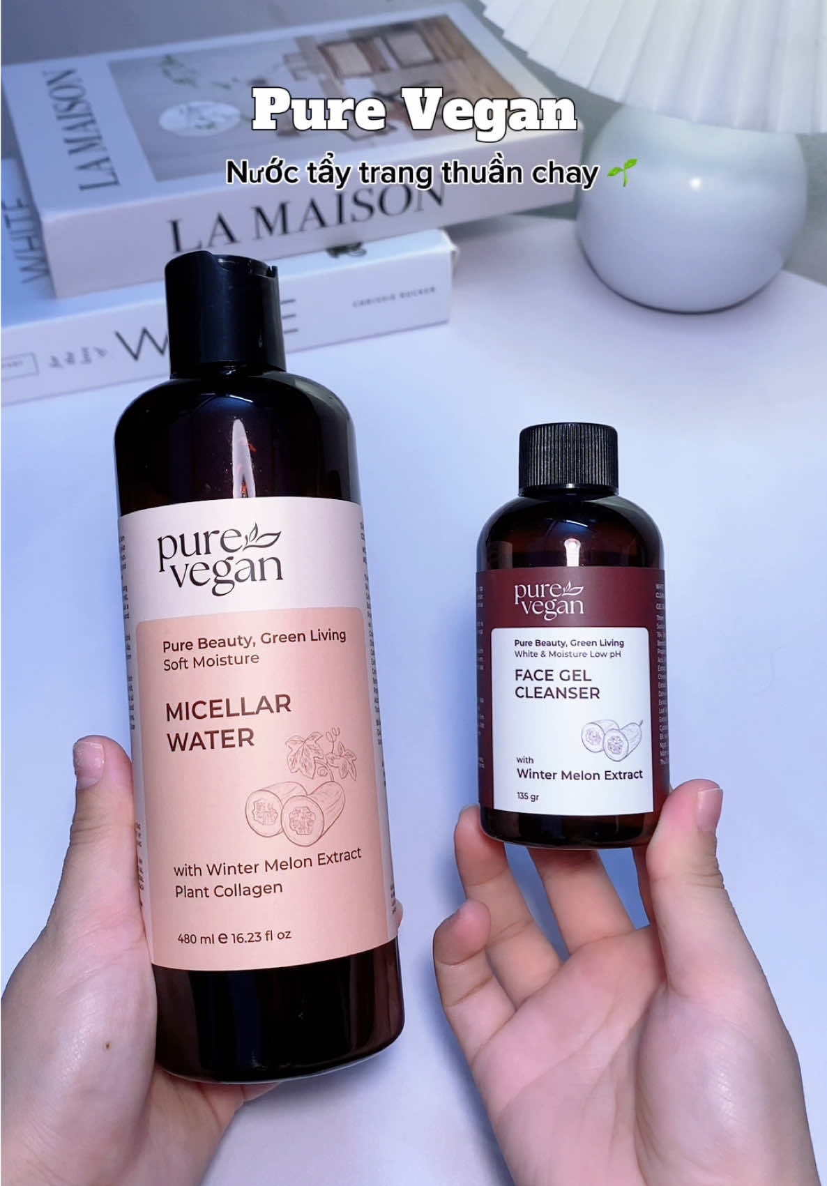 Tẩy trang thuần chay dùng siu ưng nha#nuoctaytrang #purevegan #thuanchay #skincare #viral 