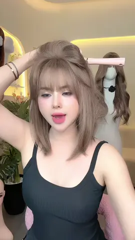 Hướng dẫn cách đảo ngôi cho tóc bộ có mái cực dễ #cokimbantoc #tocgiacaocap #tócgiảnữ #tocgiacokim 