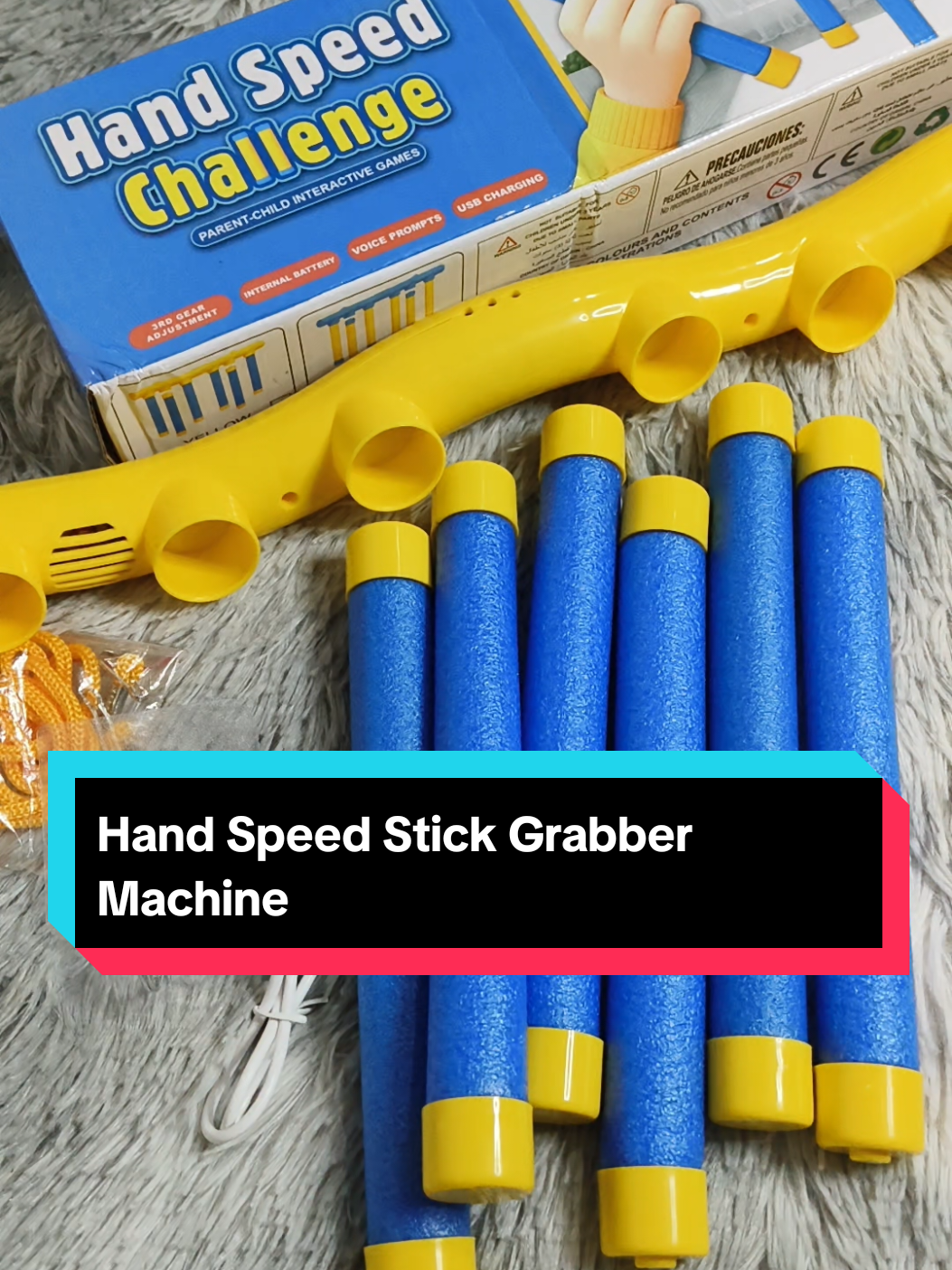 Children's Focus Stick Grabber Eye Coordination Hand Speed Stick Grabber Machine  1. #ChildDevelopment 2. #FocusTraining 3. #HandEyeCoordination 4. #SpeedGrabber 5. #FunLearning  
