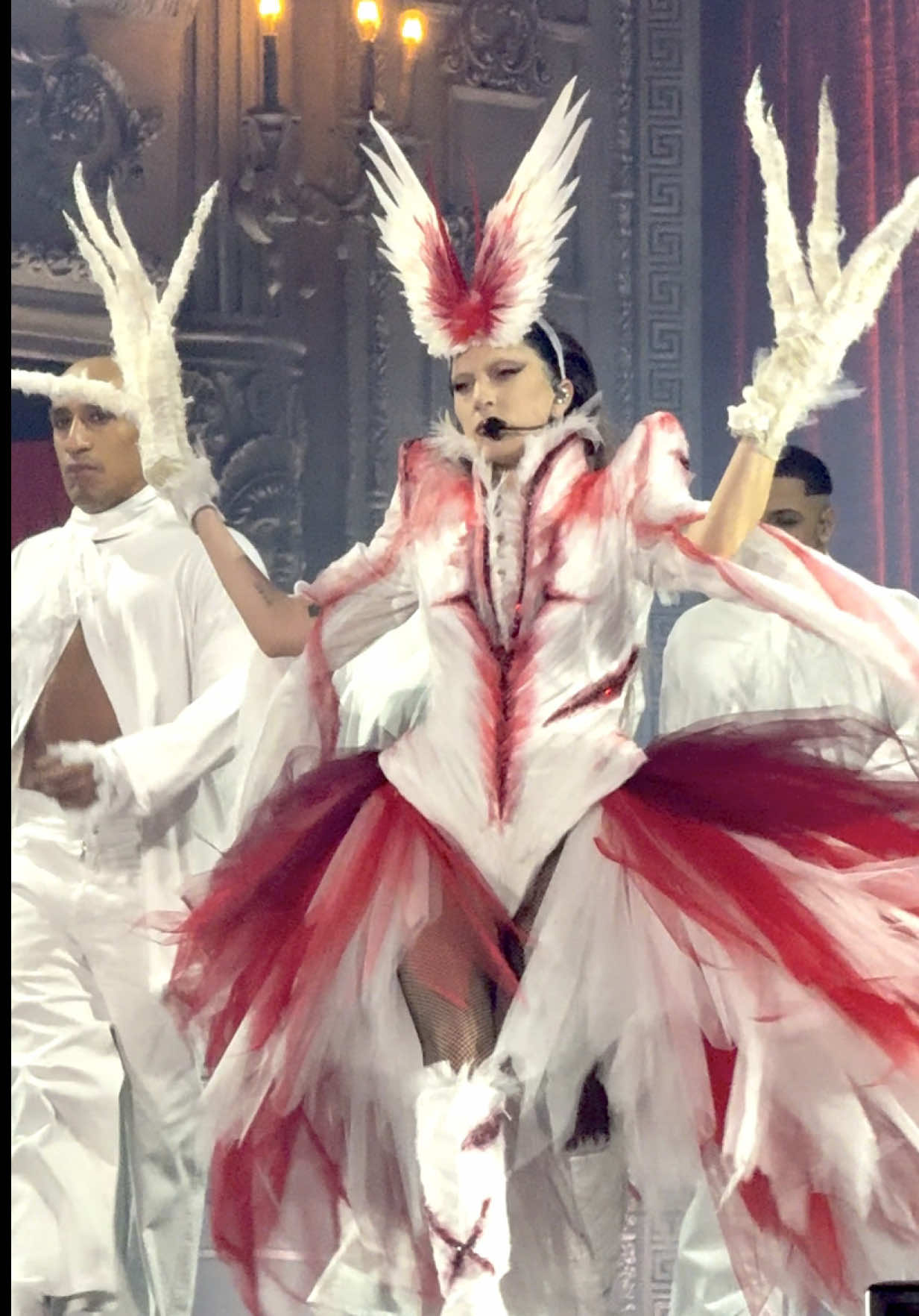 Walk, walk, fashion, baby…. @ladygaga #mayhemball #ladygaga #badromance #melbourne 