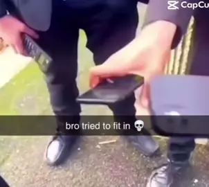 Bro tried to fit in