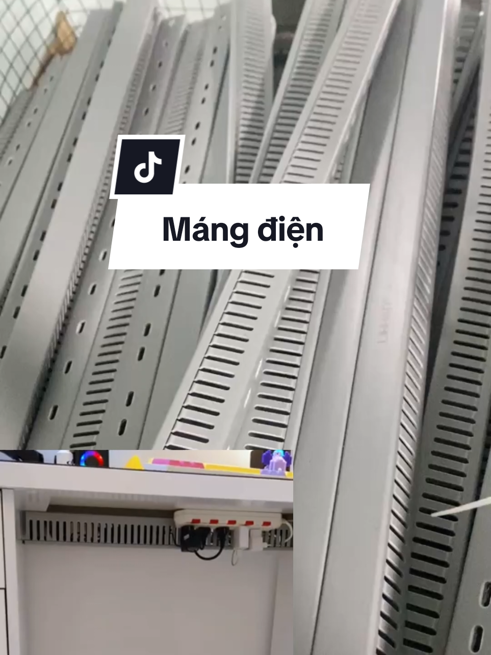Máng điện đi dây điện #mangdien #nep #setup #xuhuong 