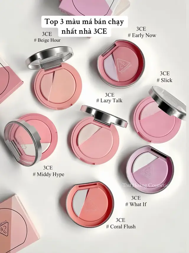 #thuhoangcosmetic #máhong #phấnma3ce 