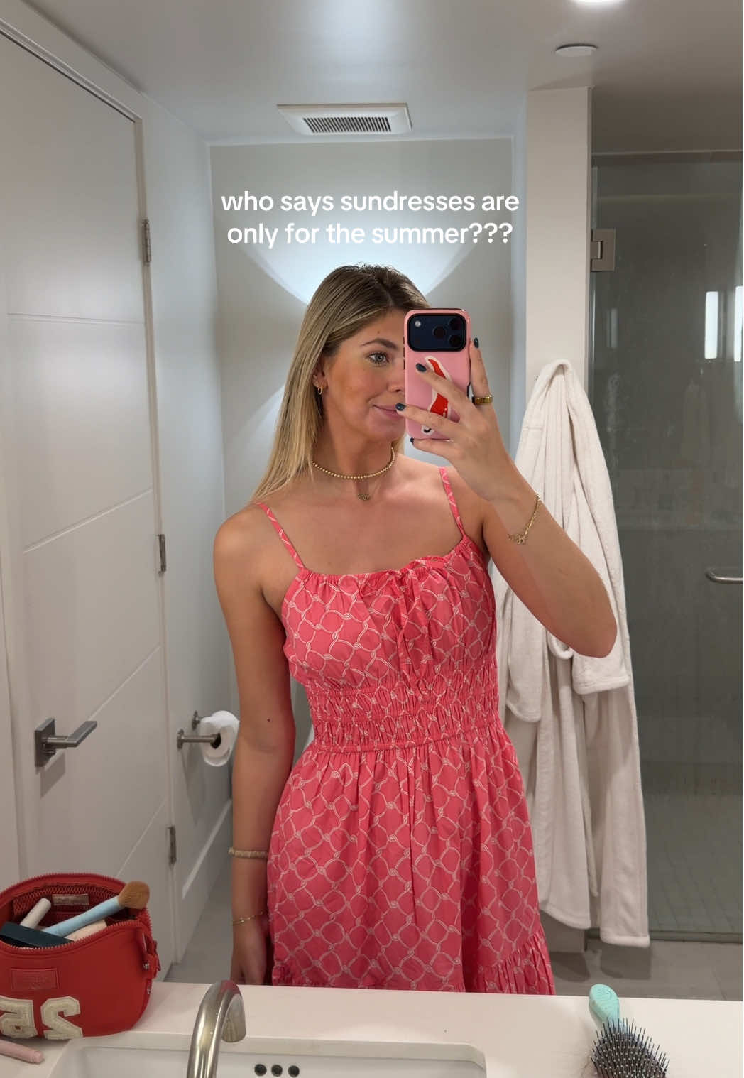it was in the 70s today and i also had to obviouslyyyy wear my new @Roller Rabbit dress hehe ❤️ #sundress #rollerrabbit #maxidress #casualoutfits #fashioninspo 