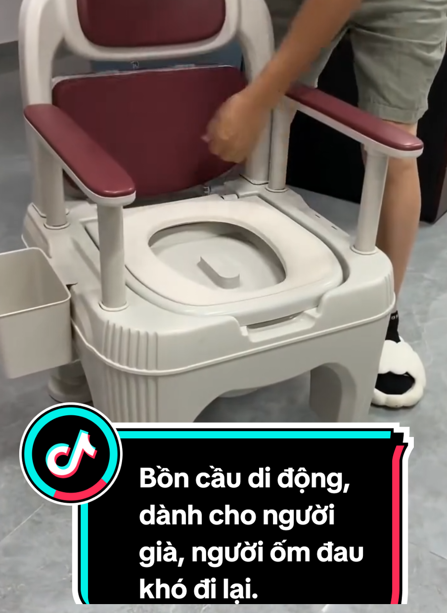 Bồn cầu vệ sinh di động dành cho người già, người ốm đau khó đi lại, thiết kế chắc chắn, chống mùi#boncauvesinhdidong#boncauvesinhdanhchonguoigia#sanphamtienichchomoigiadinh#shoppex1688#xuhuongtiktok 