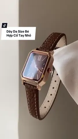 Đồng hồ nữ dây da size nhỏ#phukien #donghonuchinhhang #gediwatch #gedi6612