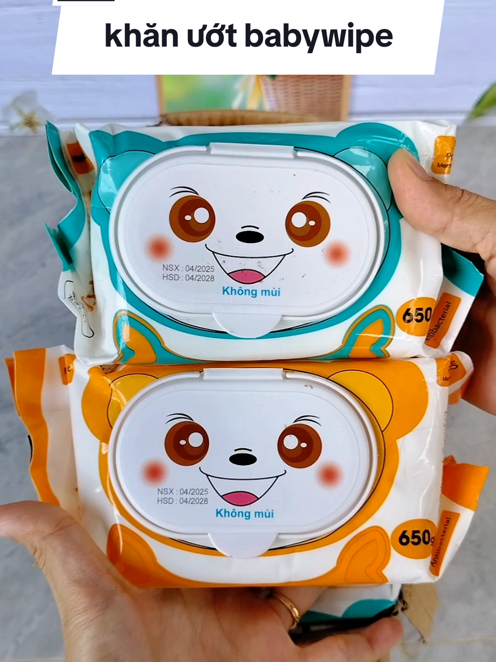 Thùng 10 gói khăn ướt babywipe #nhadaily90 #khanuot #khanuotkhongmui #khanuotbabywipes @Nha Daily @Nha Daily @Nha Daily 