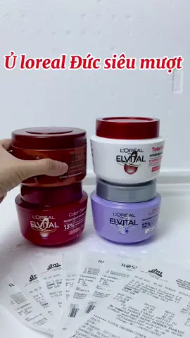 Ủ tóc Loreal siêu mê nè mí bà ơi #loreal #tiktok #Loreal #xuhuongtiktok #xuhuong 