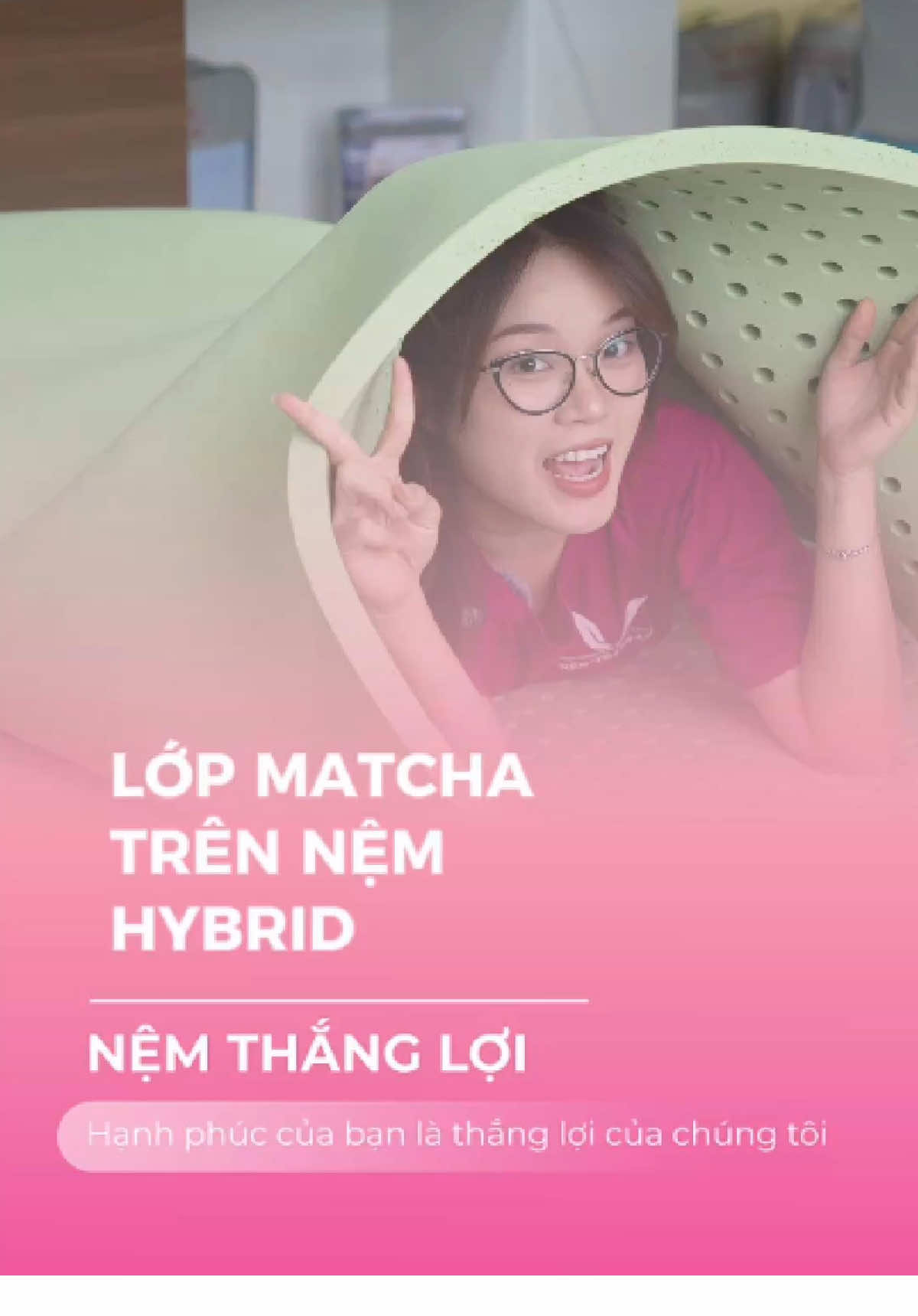 Tại sao nệm lại tích hợp matcha 🤔🙄 #nemdatang #nemhybrid #nemcaosu #nemmat #matcha 