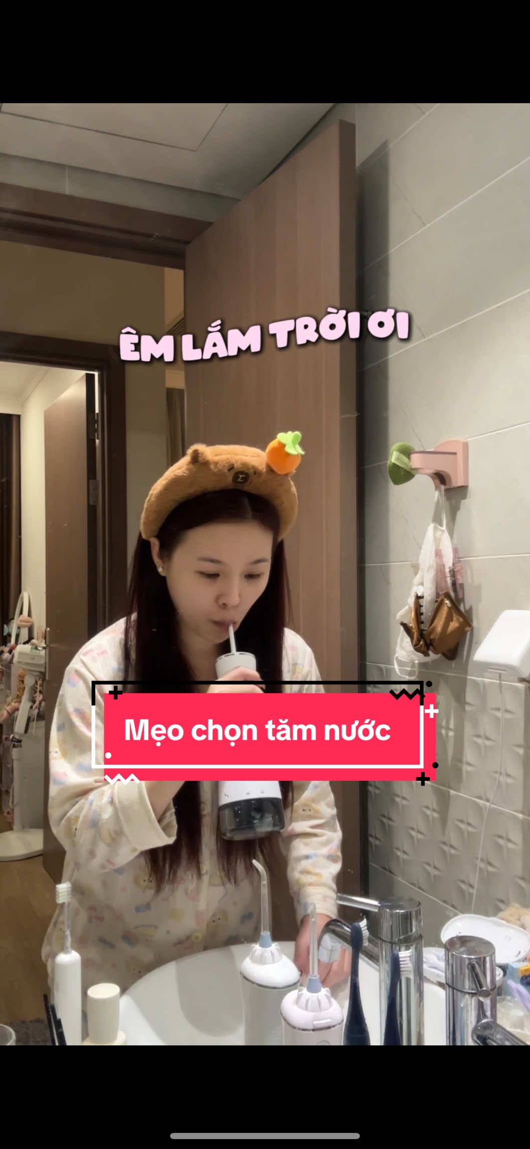 Mẹo chọn tăm nước #thuuyen1402 #reviewlamdep #flossieultra #tamnuocflossieultra #tamnuoc 