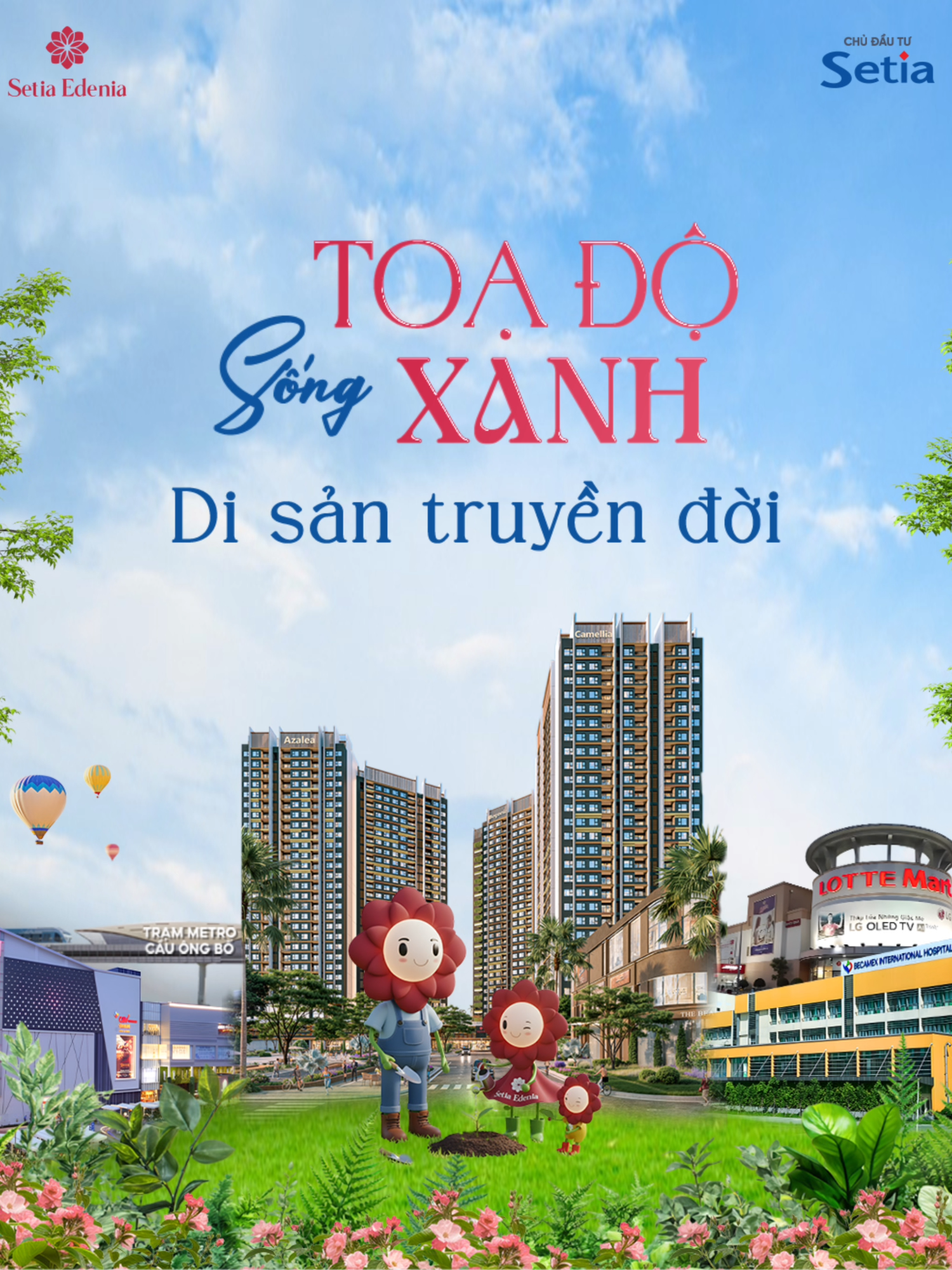 🌿 Trên trục Quốc lộ 13, phường Lái Thiêu, Setia Edenia nổi bật với tọa độ sống xanh hội đủ giá trị an cư, đầu tư bền vững và là “báu vật” truyền đời vô giá.  🌿 Setia Edenia thừa hưởng trọn vẹn chất sống đô thị compound EcoXuân hiện hữu, một cộng đồng văn minh đã hình thành, dễ dàng tìm thấy sự riêng tư và cảm giác an toàn mỗi ngày. 🌿 Sở hữu cả miền xanh 20 năm quý hiếm, mang đến môi trường sống trong lành, tươi mát quanh năm giữa đô thị năng động.  🌿 Được bảo chứng từ thương hiệu quốc tế S P Setia - Tập đoàn BĐS hàng đầu Đông Nam Á, từ chất lượng bàn giao, pháp lý minh bạch và giá trị gia tăng bền vững.  🌿 Lộ trình mở rộng quốc lộ 13 vào năm 2026 và dự kiến hoàn thành vào năm 2028 sẽ tạo đòn bẩy tăng giá mạnh mẽ cho Setia Edenia trong thời gian tới.  ✨ Trước xu hướng sống xanh ngày càng được ưa chuộng, Setia Edenia đang mang đến cơ hội sở hữu hấp dẫn với chính sách ưu đãi cực hời. Đừng bỏ lỡ và hãy đăng ký tư vấn ngay hôm nay!  === Setia Edenia Thịnh vượng - Kết nối - An Yên Website: https://setia-edenia.com.vn #SetiaEdenia #KansasCapital #SetiaVietnam #Ốcđảoxanhhiếmcó #Quoclo13 #Top1khudongbactphcm