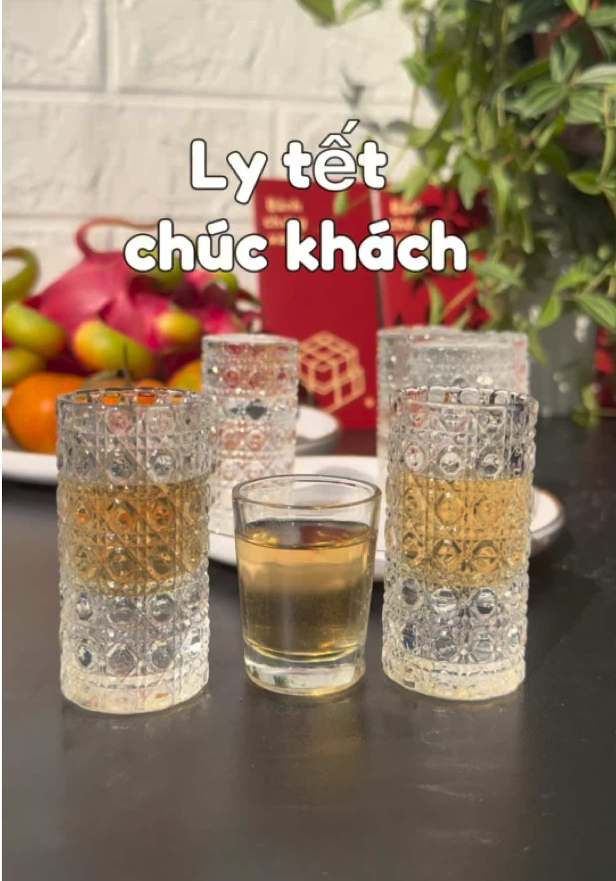 Cốc thủy tinh ly thủy tinh hot trend tết 2026 #lythuytinhcaocap #lythuytinhcaocap #lythuytinh20ml #lythuytinhtet #mebechinsu 