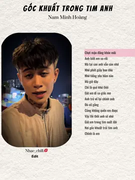 Góc khuất trong trái tim || Nam Minh Hoàng #lyrics #tamtrang #nhachaymoingay #fyp #xuhuongtiktok 