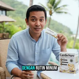✨ Cardiosure susu herbal yang berfungsi untuk menetralkan dan menormalkan tekanan darah dalam tubuh. Halal, aman tanpa efek samping & bahan kimia. Bahan 100% herbal, Bersertifikat uji klinis di laboratorium YUKE STENLI LONDON INGGRIS & USA. MANFAAT CARDIOSURE : * 🌿 Menurunkan tekanan darah tinggi * 🌿 Menurunkan kadar kolesterol * 🌿 Mencegah penyempitan pembuluh darah * 🌿 Mengurangi risiko kanker * 🌿 Meredakan kecemasan/stress * 🌿 Meluaskan pembuluh darah * 🌿 Membuat peredaran darah lancar ATURAN MINUM CARDIOSURE : 2x sehari 1 sachet pagi dan malam sesudah makan. CARDIOSURE : 1 BOX ISI 12 Sachet. EXP : 10-2027. #cardiosure  #cardiosuregold #susukesehatanjantung  #susukesehatanorangtua  #cardiosureofficialstore 
