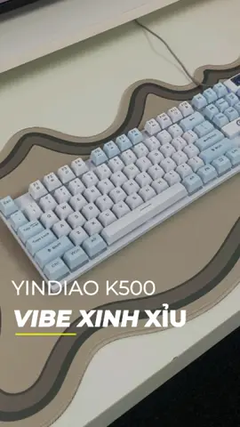 Nhìn chiếc bàn phím này tưởng đồ decor, ai ngờ chiến game lại đỉnh thế! #sidotech #banphimgiare #banphimgaming #K500 #YINDIAO 