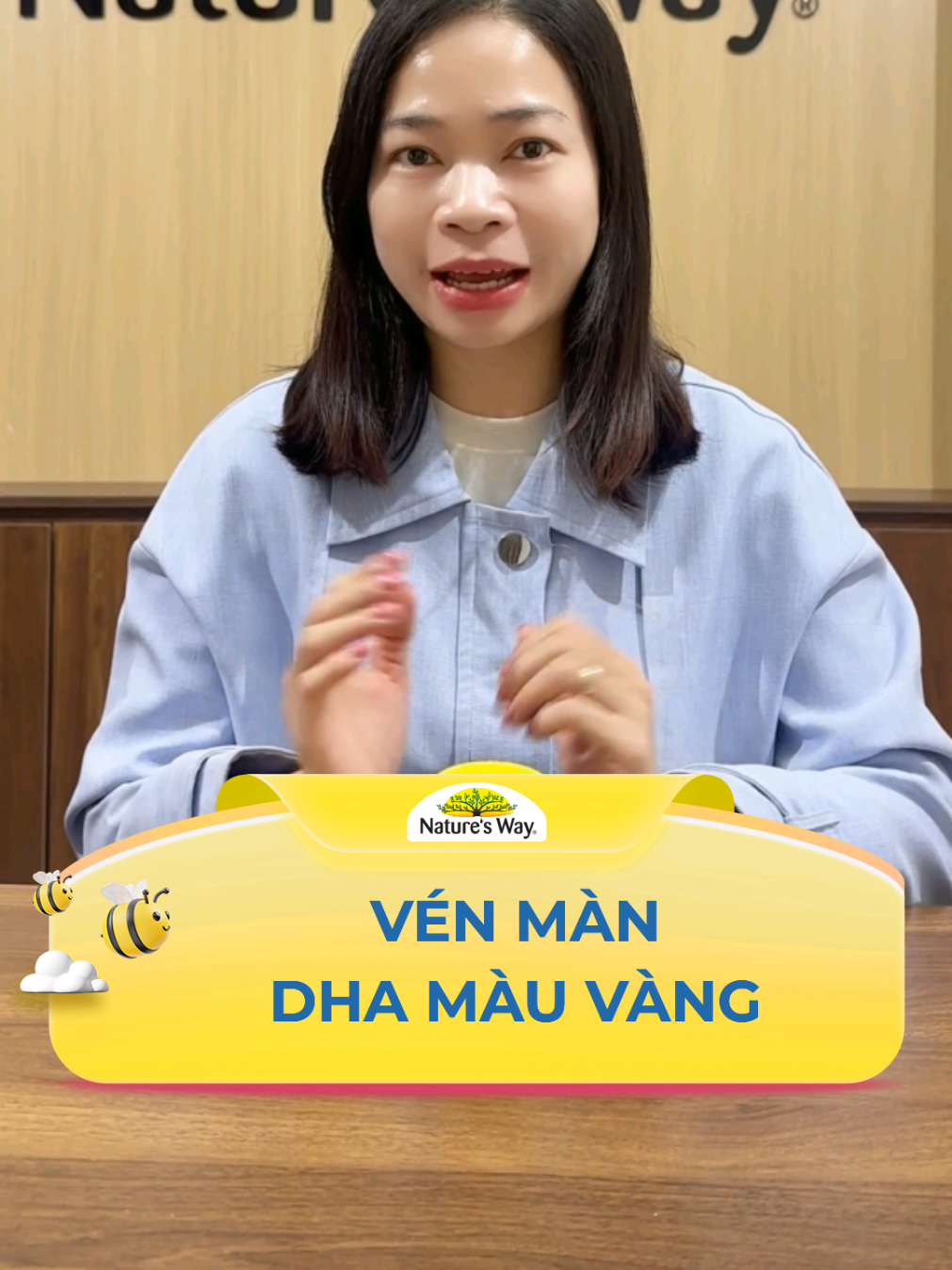 Trả lời @nguyenhien9889  Dạ, DHA màu vàng là dạng kẹo, dành cho các bé không ăn được chút nào vị tanh. Mẹ tham khảo thêm ạ. #natureswayvietnam #dhachobe #dhagummies #dhanaturesway #đúngvàđủ 