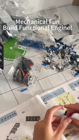 This KXING engine kit has a REMOTE CONTROL? The moving gears & pistons are insane 🛠️#KXINGEngineKit#RemoteControlEngine#WorkingMechanicalKit#DIYEngineBuild #MechanicalToysUSA