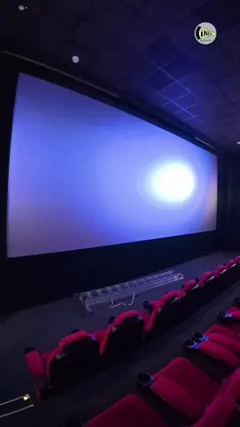 Silver Screen Installation In The Cinema Theater  #kino #projection #light #lens #3D 