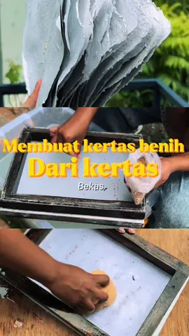 Kertas revisi? Sekarang bisa tumbuh jadi tanaman🌱  #revisi #kertasdaurulang #souvenirunik #sampah   