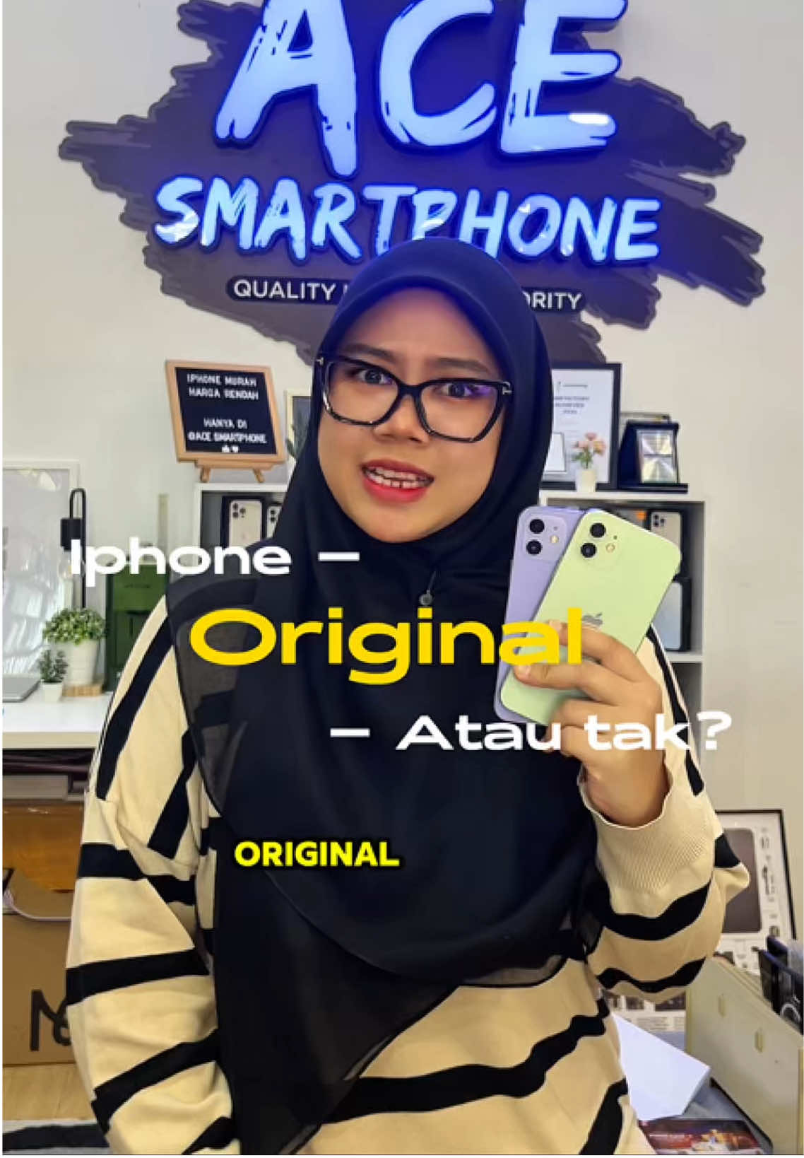 Macam mana kita nak tahu iPhone yang nak beli tu original ataupun tak? Ha! sebelum nak beli iPhone tu hangpa kena tahu benda ni. First hangpa masuk dekat seting, tekan General, tekan about then tengok dekat model number.  Kalau depan huruf M bermaksud phone tu original part. Kalau depan huruf N pula bermaksud phone tu pernah di claim di apple centre dan kalau huruf F pula bermaksud phone tu refurbished.  So yang nak beli iphone jangan beli phone sesuka. Dan yang paling penting, ingat nak repair phone cari Ace Smartphone! ☺️ #iphone #originalpart #apple #modelnumber #repairiphone 