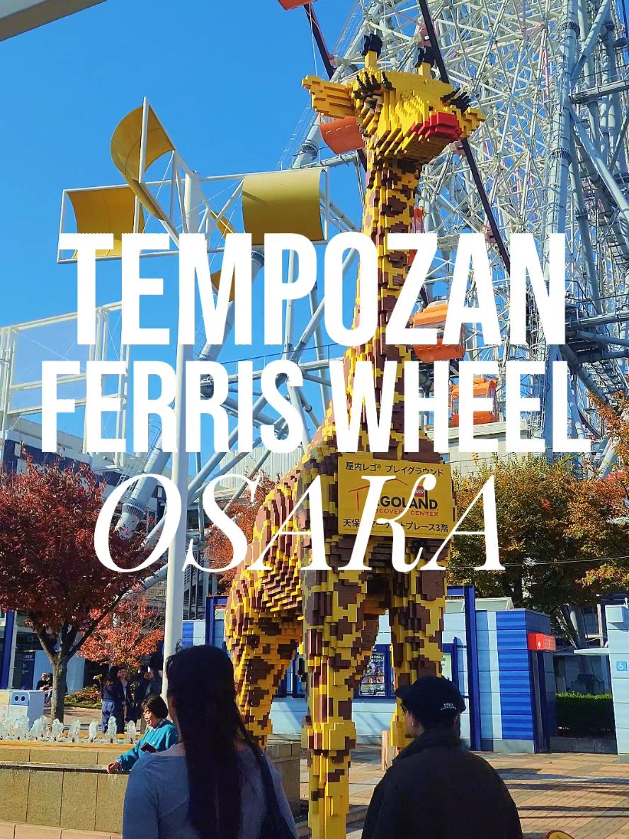 Osaka 180 degree view? Valid. Gue panik dikit? Juga valid 🤭🎡 #tempozan #osaka #travel #traveltiktok  #fypシ 