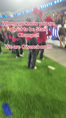 Final chant of the state championship game at Kroger field… WE ARE OWENSBORO!! #FILD #statechamps #cheercoach #cheer #footballtiktok 