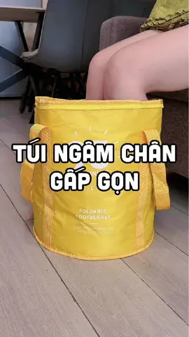 Túi ngâm chân gấp gọn giữ nhiệt 