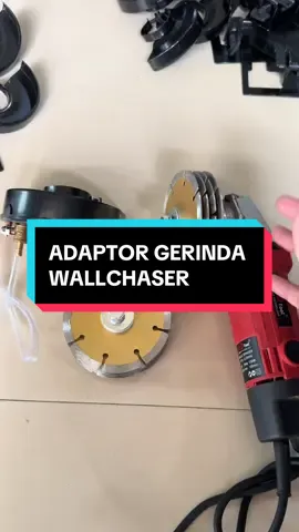 Adaptor gerinda wallchaser , bobok tembok atau bobok jaur pipa dan kabel #wallchaser #boboktembok #adaptorgerindawallchaser #bobokjalur 