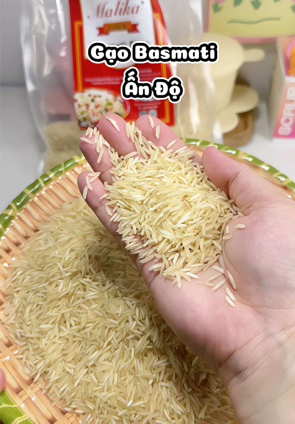 Gạo Basmati Ấn độ mấy bà thử chưa 😋😋#uthichanngon #mukbang #ancungtiktok #basmati #gaoando 