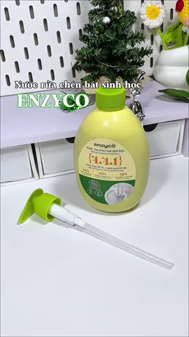 Nước rửa bát sinh học Enzyco #Enzyco #nuocruabatsinhhoc #xuhuong #nuocruachen #tiktok 