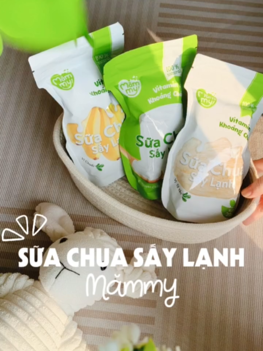 Bé nào lười ăn sữa chua thì các mom có thể tham khảo loại sữa chua sấy lạnh nhà Mămmy này nha #banhandam #mammy #suachuasaylanh #andam #mayhipne 