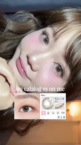 look how pretty it is🥺  product mentioned: - x2 softlens ch’i vol II series dawn (brown) @X2 Softlens Official #CLBKsamaX2 #softlensrekomendasi #softlensviral #softlensnatural #rekomendasisoftlens 
