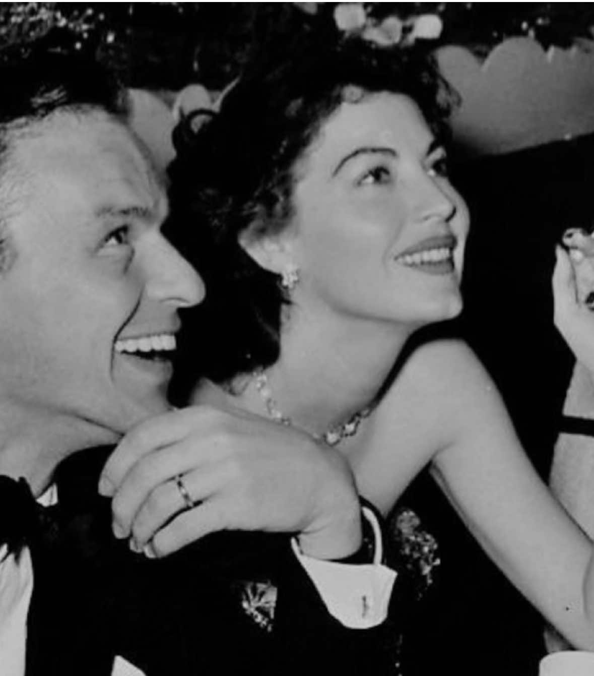 Ava and Frank🤍 . . . . #avagardner #franksinatra #oldhollywood #fyp #viral 