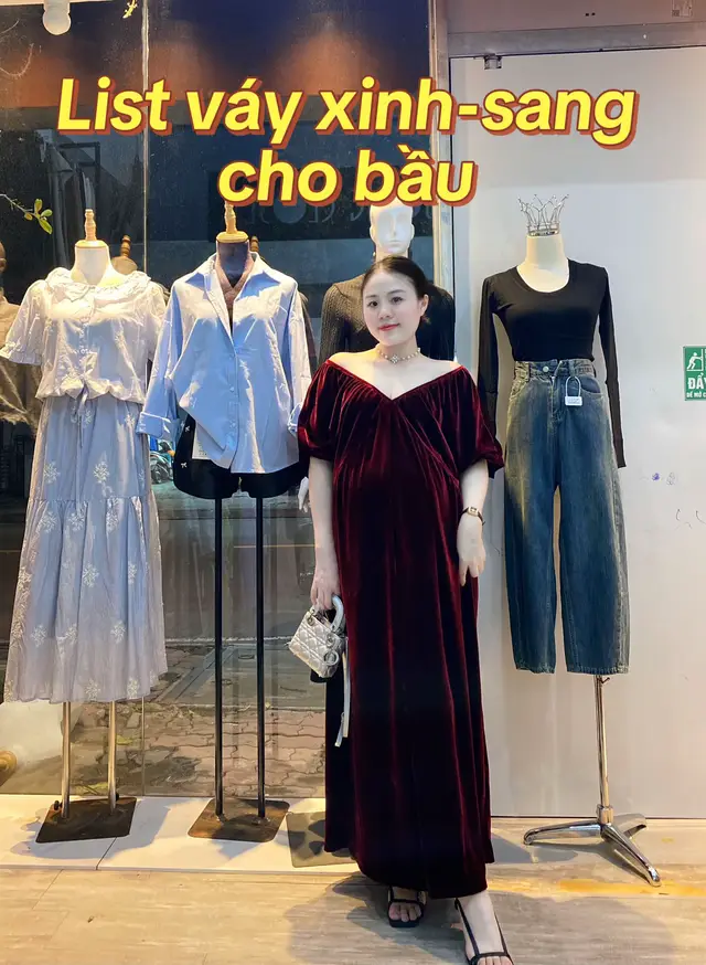 Bầu mặc gì?👉👉👉#bầuvẫnphảixinh #thờitrangnữ #bầubí #xuhuong #viraltiktok 