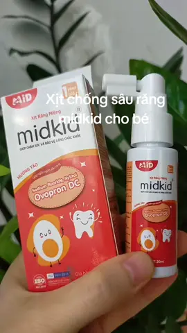 Xịt chống sâu răng midkid cho bé #xitchongsaurang #xitrang #chongsaurangchobe #midkid #mebimsuachamcon 