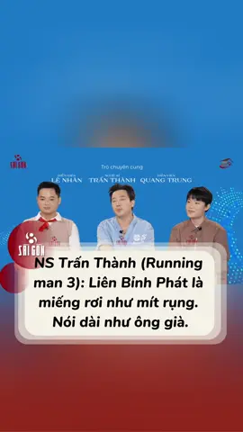NS Trấn Thành (Running man 3): Liên Bỉnh Phát là miếng rơi như mít rụng. Nói dài như ông già #8saigon #runningman #tranthanh #lienbinhphat #quangtrung 