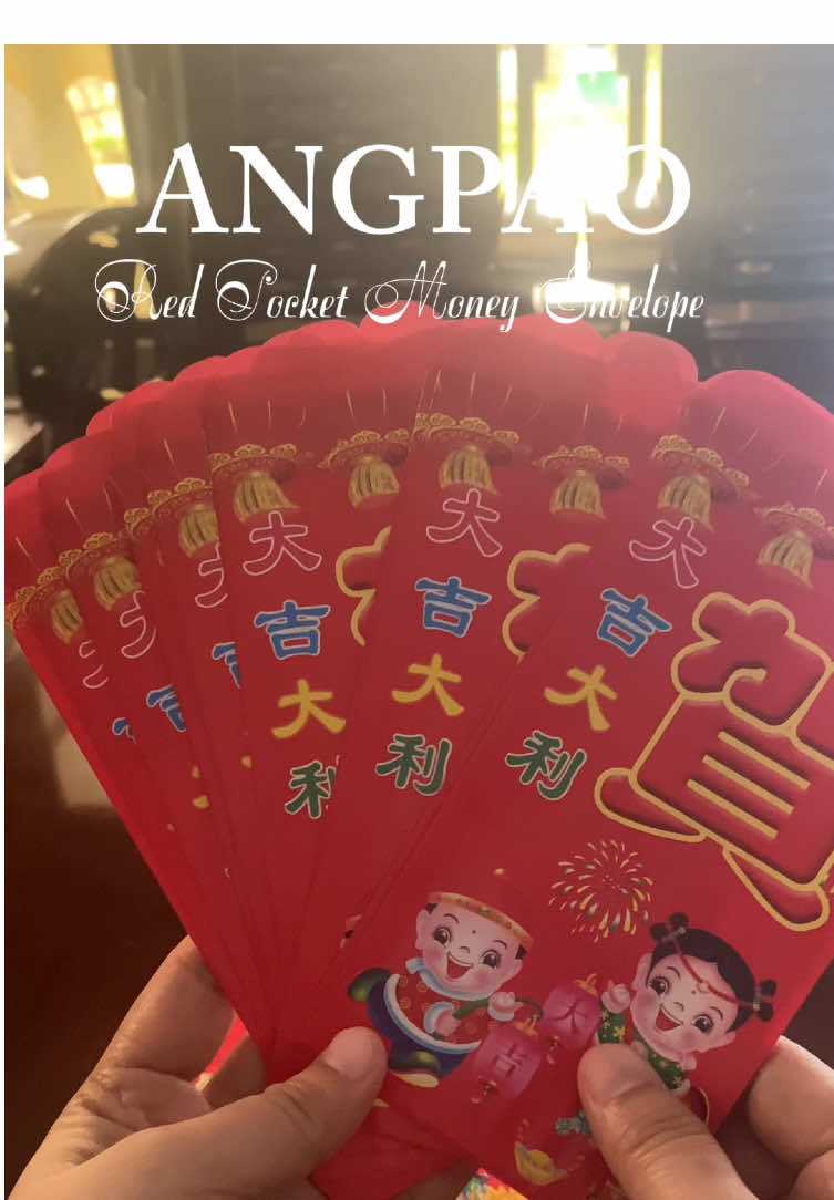 Angpao Red Pocket Money Envelope 100pcs na #ampao #angpao #fyp #redenvelope #money 