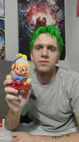 i need to learn to shut up ig - - #clowncheck #clownmakeup #greenhair #popmart #clown 