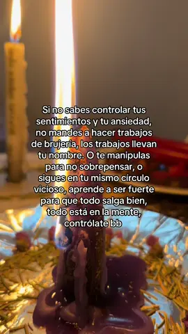 Lo primero que hacen al mandar a hacer un trabajo, es estropearlo con su ansiedad, desesperación, tristeza, etc… ser fuerte de mente no es fácil, pero tampoco difícil y mucho menos imposible, contrólense para que todo salga bien. Pocas entienden eso, pero cuando logran soltar, todo cae por su propio peso💁🏻‍♀️ #brujeria #fyppppppppppppppppppppppp #witch #retorno 